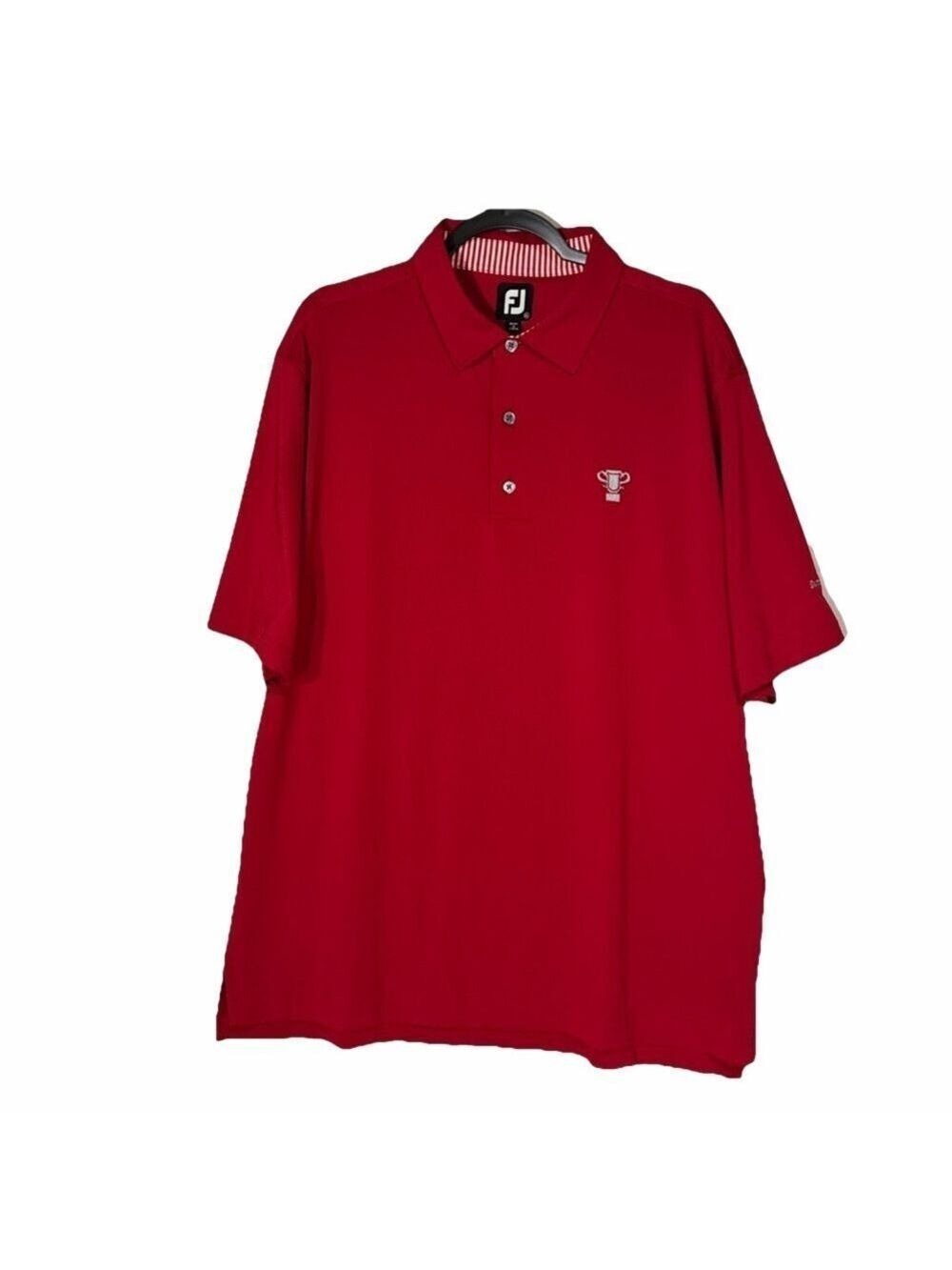 FootJoy Red Golf Polo Shirt Men's Extra Large